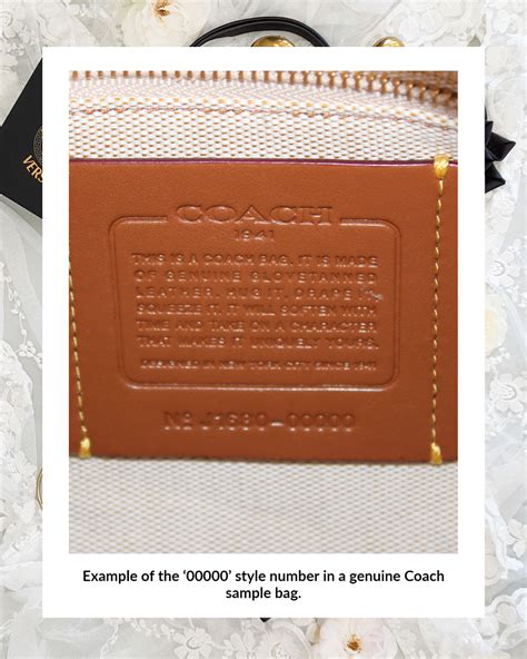 how to check coach bag serial number